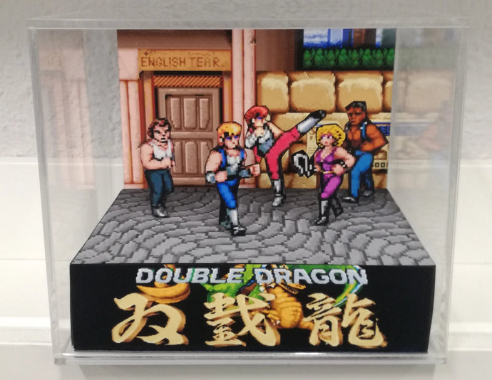 Double Dragon Arcade Cubic Diorama