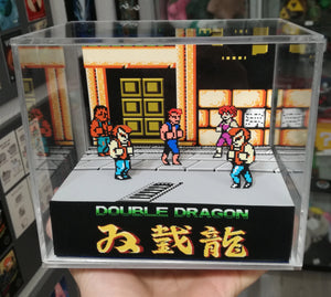 Double Dragon Nes Cubic Diorama