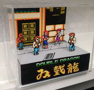 Double Dragon Nes Cubic Diorama