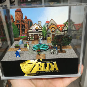 Zelda Ocarina of Time Market Cubic Diorama