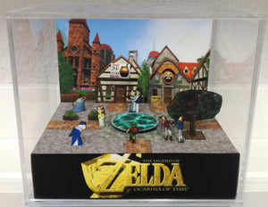 Zelda Ocarina of Time Market Cubic Diorama