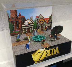 Zelda Ocarina of Time Market Cubic Diorama