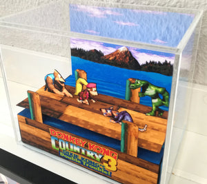 Donkey Kong Country 3 Cubic Diorama