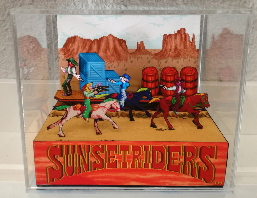 Sunset Riders Cubic Diorama