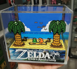 Zelda Links Awakening Cubic Diorama