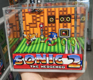 Sonic 2 Cubic Diorama