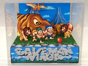 Caveman Ninja: Joe & Mac Cubic Diorama