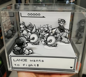 Pokemon Elite Four Cubic Diorama