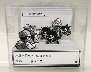 Pokemon Elite Four Cubic Diorama