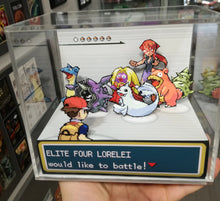 Load image into Gallery viewer, Pokemon Fire Red/ Leaf Green Elite Four Cubic Diorama