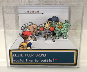 Pokemon Fire Red/ Leaf Green Elite Four Cubic Diorama