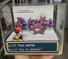 Load image into Gallery viewer, Pokemon Fire Red/ Leaf Green Elite Four Cubic Diorama