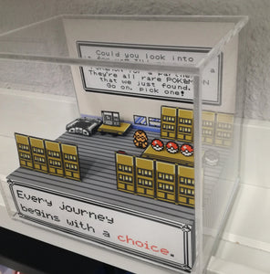 Pokemon Gold Laboratory Cubic Diorama