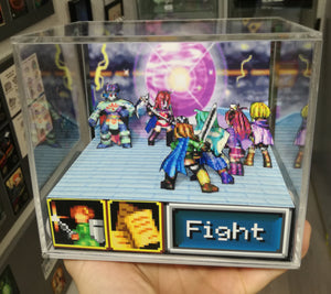 Golden Sun 2 Karst and Agatio Battle Cubic Diorama