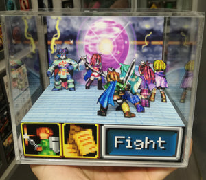 Golden Sun 2 Karst and Agatio Battle Cubic Diorama