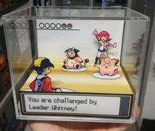 Load image into Gallery viewer, Pokemon Soul Silver/Heart Gold Gym Leaders Cubic Diorama