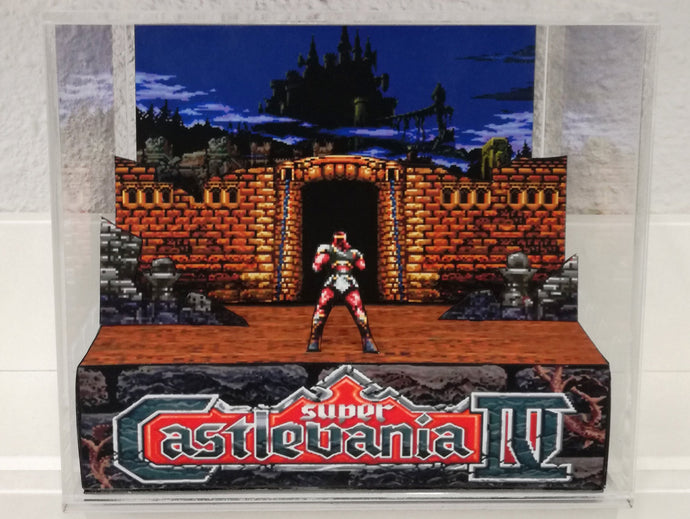 Super Castlevania IV Intro Cubic Diorama