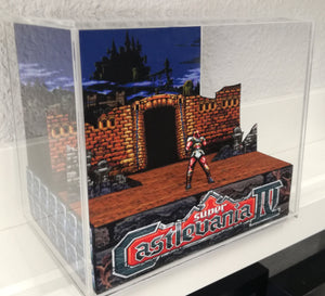 Super Castlevania IV Intro Cubic Diorama