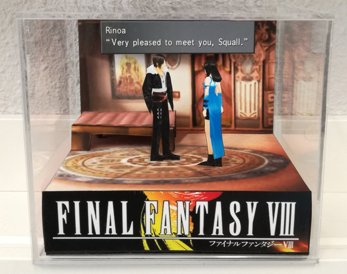 Final Fantasy VIII Rinoa and Squall Cubic Diorama