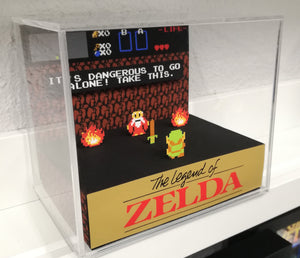 Zelda NES Cubic Diorama