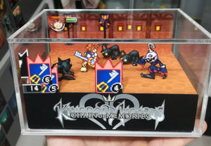 Kingdom Hearts Chain of Memories Flat Cubic Diorama