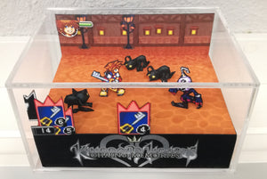 Kingdom Hearts Chain of Memories Flat Cubic Diorama