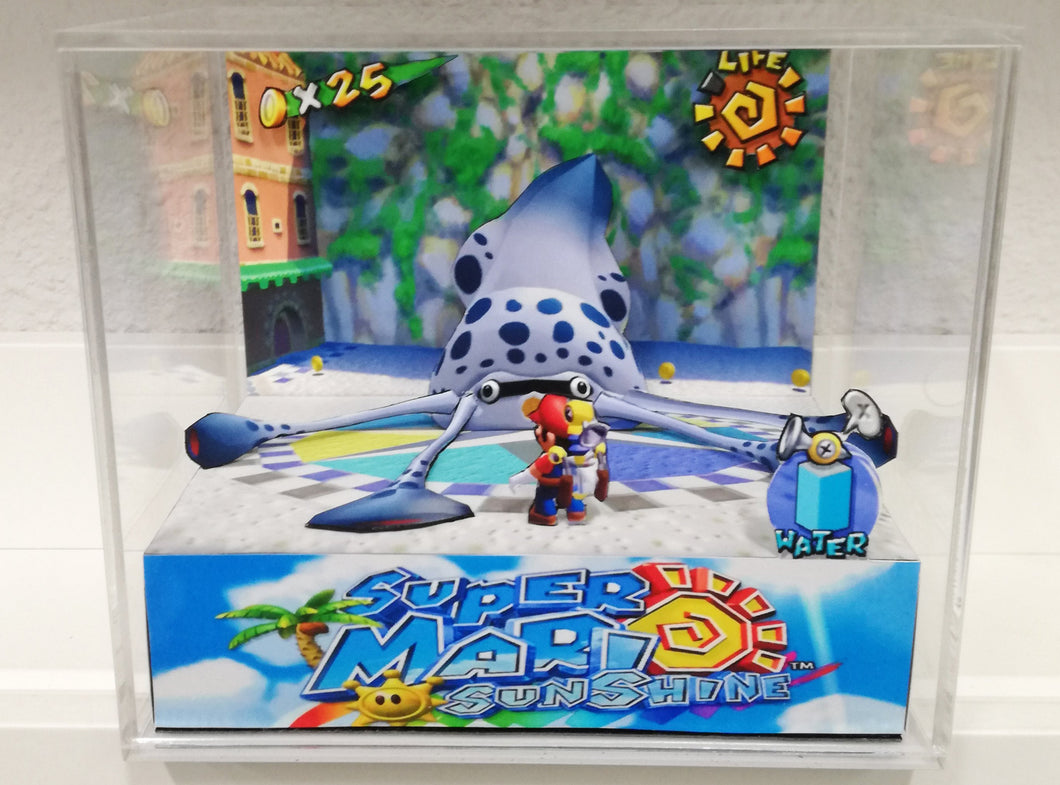 Super Mario Sunshine Cubic Diorama