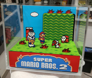 Super Mario Bros 2 Cubic Diorama