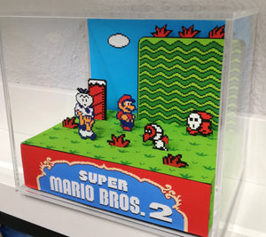 Super Mario Bros 2 Cubic Diorama