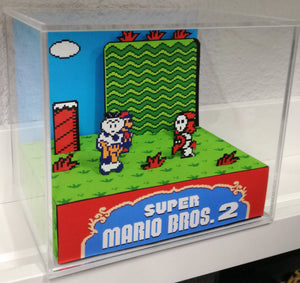 Super Mario Bros 2 Cubic Diorama