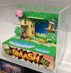 Super Smash Bros 64 Cubic Diorama