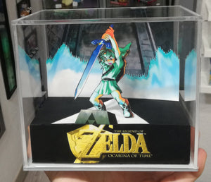 Zelda Ocarina of Time Master Sword Cubic Diorama