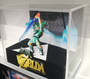 Zelda Ocarina of Time Master Sword Cubic Diorama