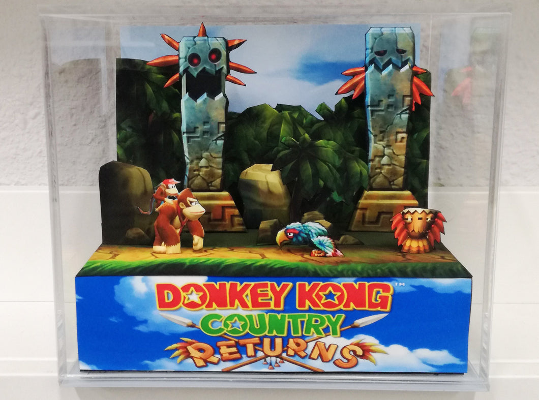 Donkey Kong Country Returns Cubic Diorama