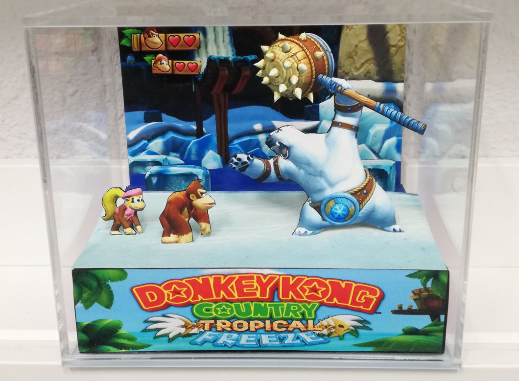 Donkey Kong Country Tropical Freeze Cubic Diorama