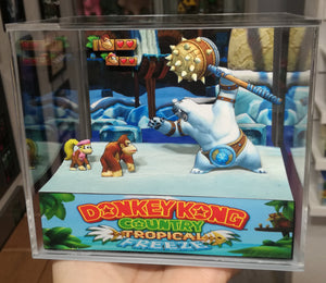 Donkey Kong Country Tropical Freeze Cubic Diorama