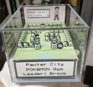 Pokemon Gym Pewter City Cubic Diorama