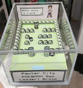 Pokemon Gym Pewter City Cubic Diorama