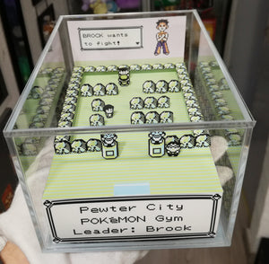 Pokemon Gym Pewter City Cubic Diorama