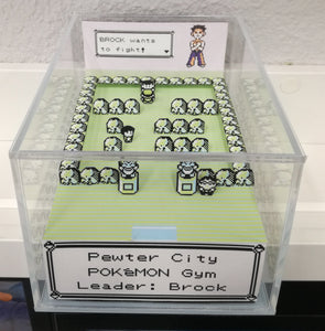 Pokemon Gym Pewter City Cubic Diorama