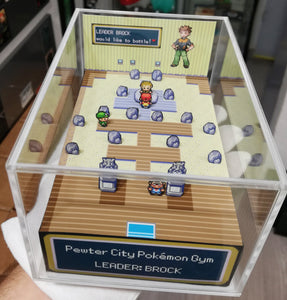 Pokemon Fire Red/Leaf Green Gym Pewter City Cubic Diorama