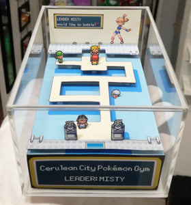 Pokemon Fire Red/Leaf Green Gym Cerulean City Cubic Diorama