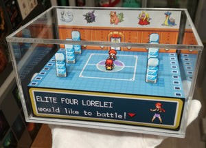 Pokemon Elite Four Arena Lorelei Cubic Diorama