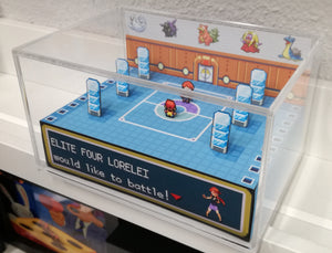 Pokemon Elite Four Arena Lorelei Cubic Diorama