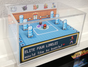 Pokemon Elite Four Arena Lorelei Cubic Diorama