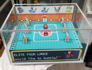 Pokemon Elite Four Arena Lance Cubic Diorama