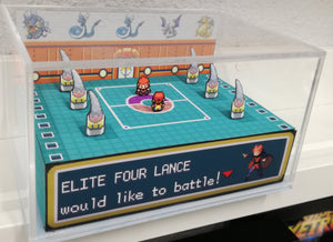 Pokemon Elite Four Arena Lance Cubic Diorama