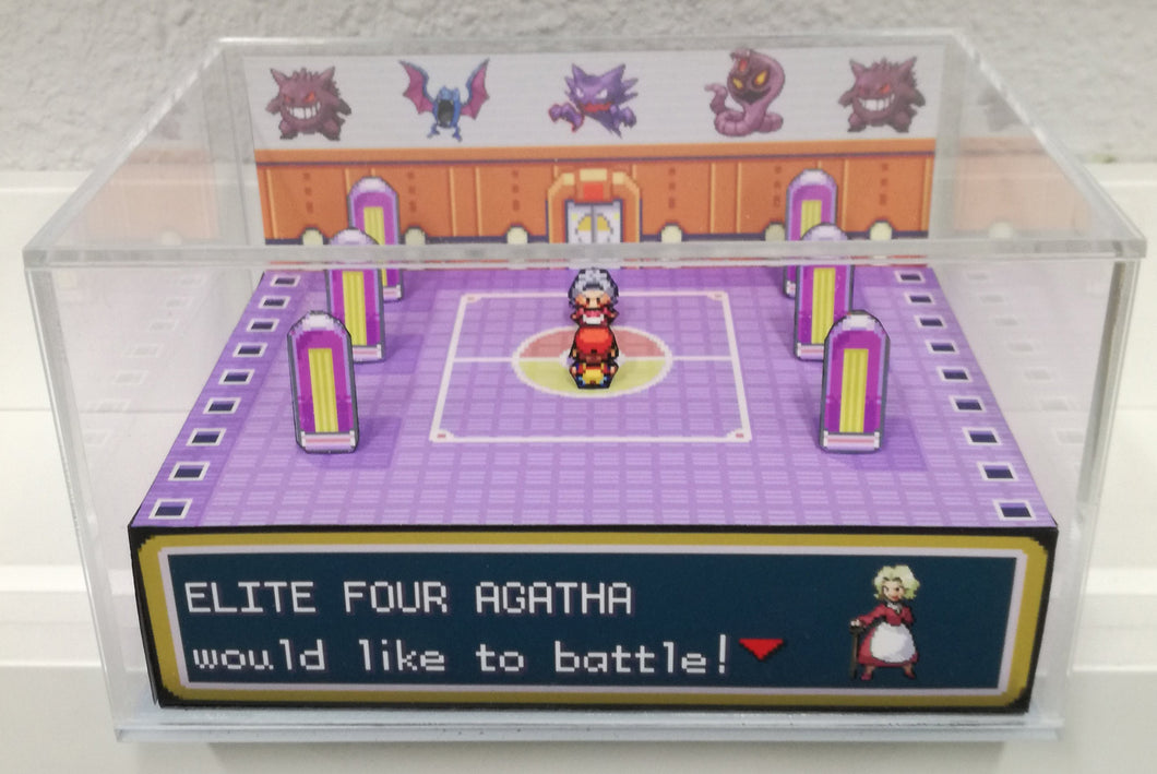 Pokemon Elite Four Arena Agatha Cubic Diorama