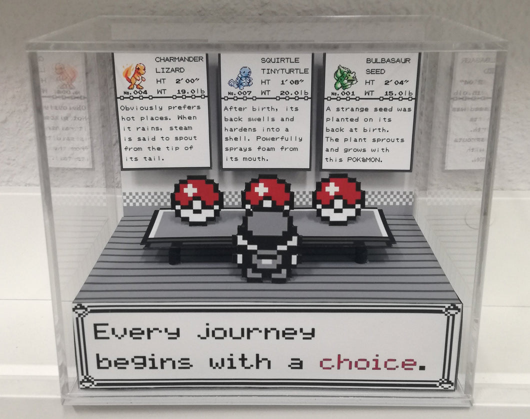 Pokemon Laboratory C Cubic Diorama