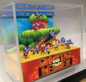 Gunstar Heroes Cubic Diorama